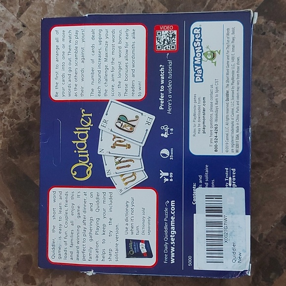Quiddler word game, new - Picture 2 of 2